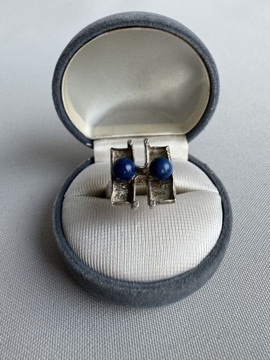 Inel din argint si lapis lazuli