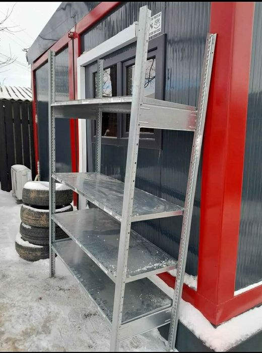 Vând rafturi metalice zincate marfa manuala Tip piking