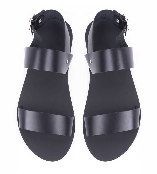 Мъжки чехли - Парис, естествена кожа, ръчна изработка