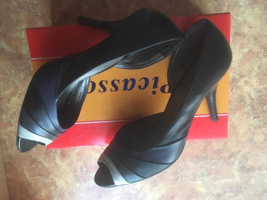 Продам нат,кожаные модельные туфли