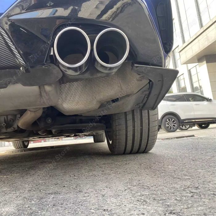 Extensii Splitere Prelungiri Extensie Bara Spate BMW G20, Negru Lucios