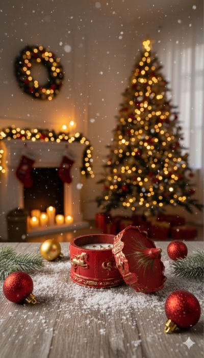 Новогодние свечи/ Yangi yil shamchalari