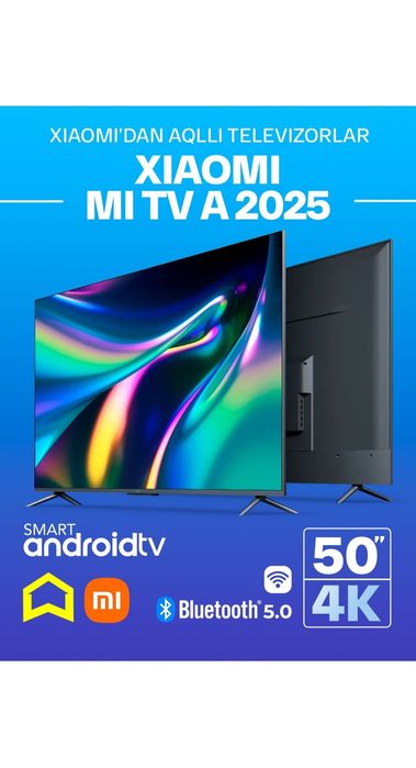 Xiaomi TV A 2025 50" NAQT VA NASIYA