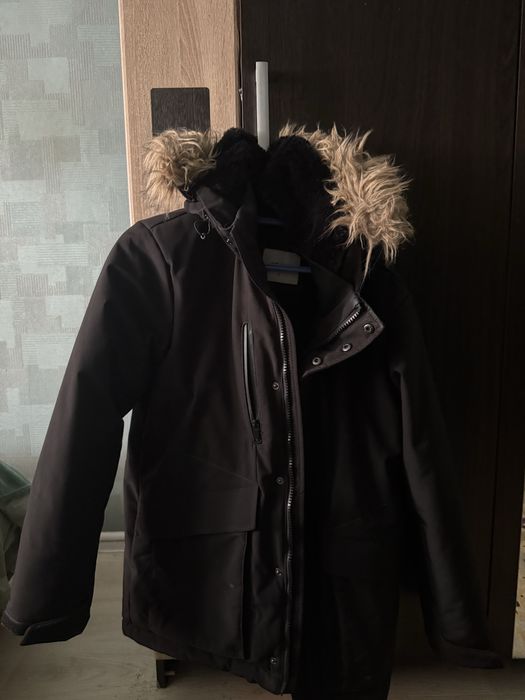 Теплый зимник пуховик