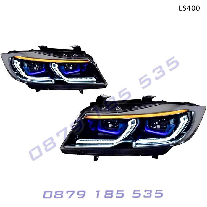 Тунинг LED DRL фарове BMW 3 Series E90 E91 05-12 G визия бмв е90 лед