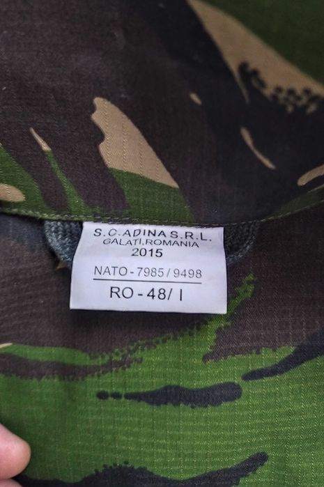 Jacheta / Veston militar ripstop, camuflaj, vanatoare, airsoft,48 cu 1