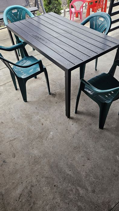 Masa terasa/gradina cu 4 scaune