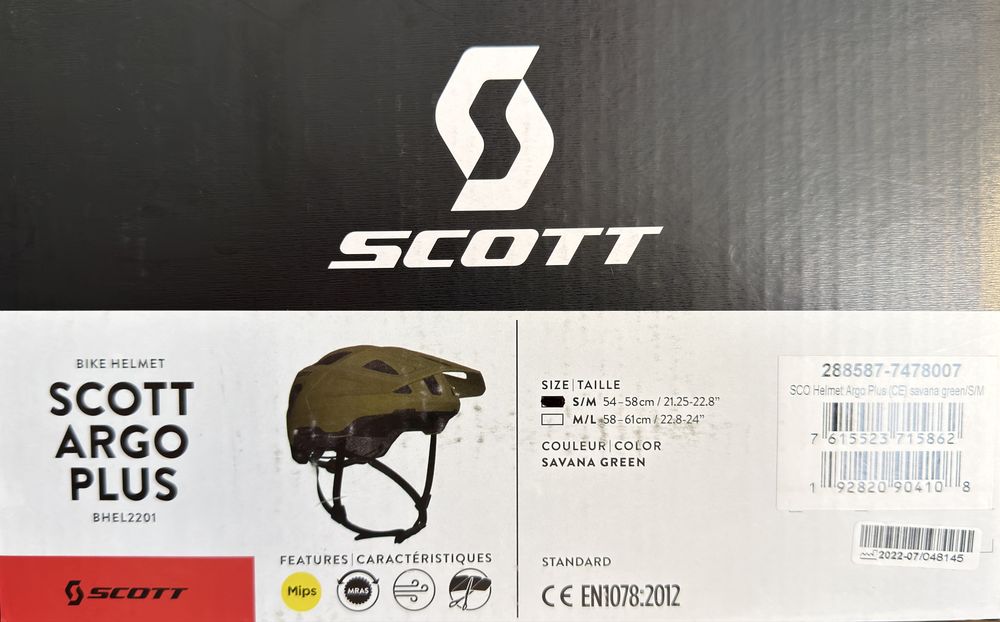 Велосипедна каска Scott за планинско колоездене