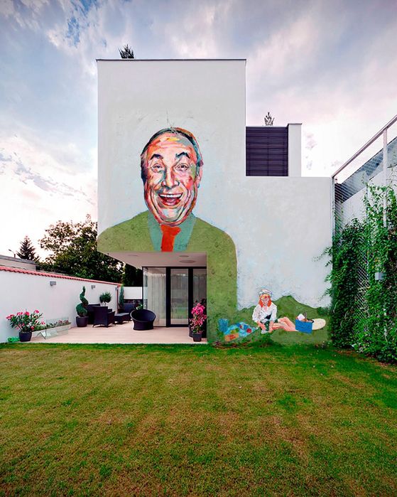 Tencuiala decorativa, fatade exterioare casa, mari capodopere pictate