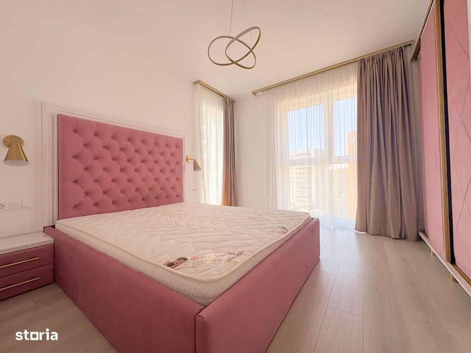 3 camere, mobilat si utilat, parcare inclusa - 550 euro