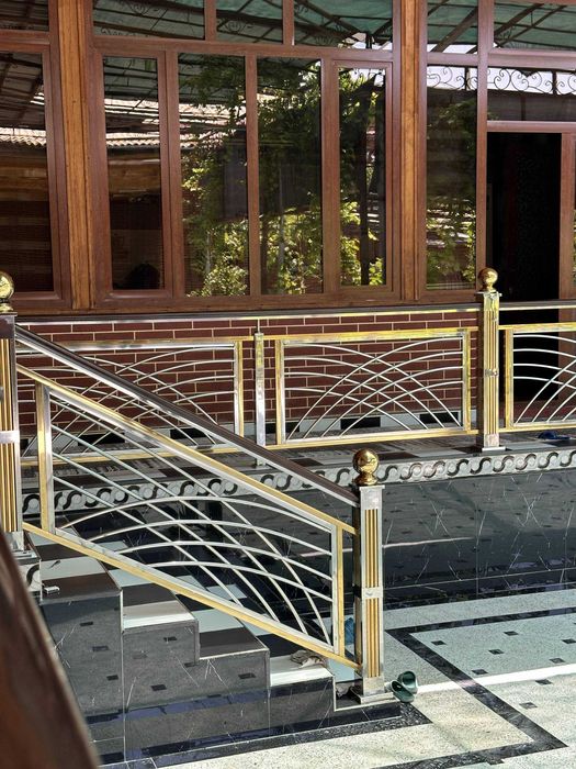 Перила из нержавейки, ограждения и поручни Ташкент и по Узбекистану