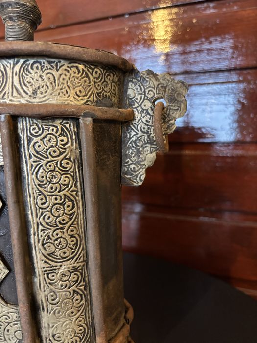 Голяма Османска барутница,паласка-19-ти век,сачан,36 см