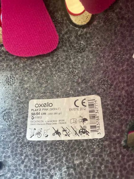 Cască bicicletă Oxelo copii 50-54 cm