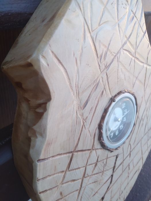 Ceas rustic lemn de tei