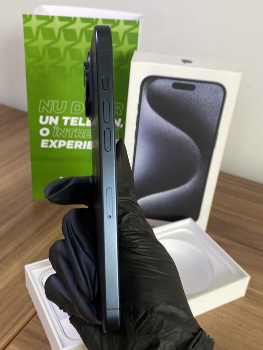 iPhone 15 Pro Max, 256 GB, Blue Titanium, Foarte bun, Cod produs: 7579