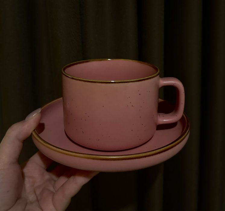 Чайная пара (Керамика) 7 цветов