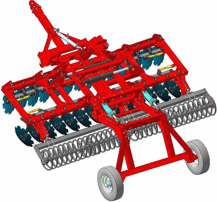 Борона дисковая навесная и прицепная завода Артайус Россия год гаранти