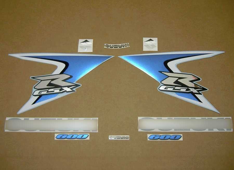 Стикери Сузуки 600 GSXR 2008г.-2009г. лепенки Suzuki GSX-R к8 к9 k8 k9