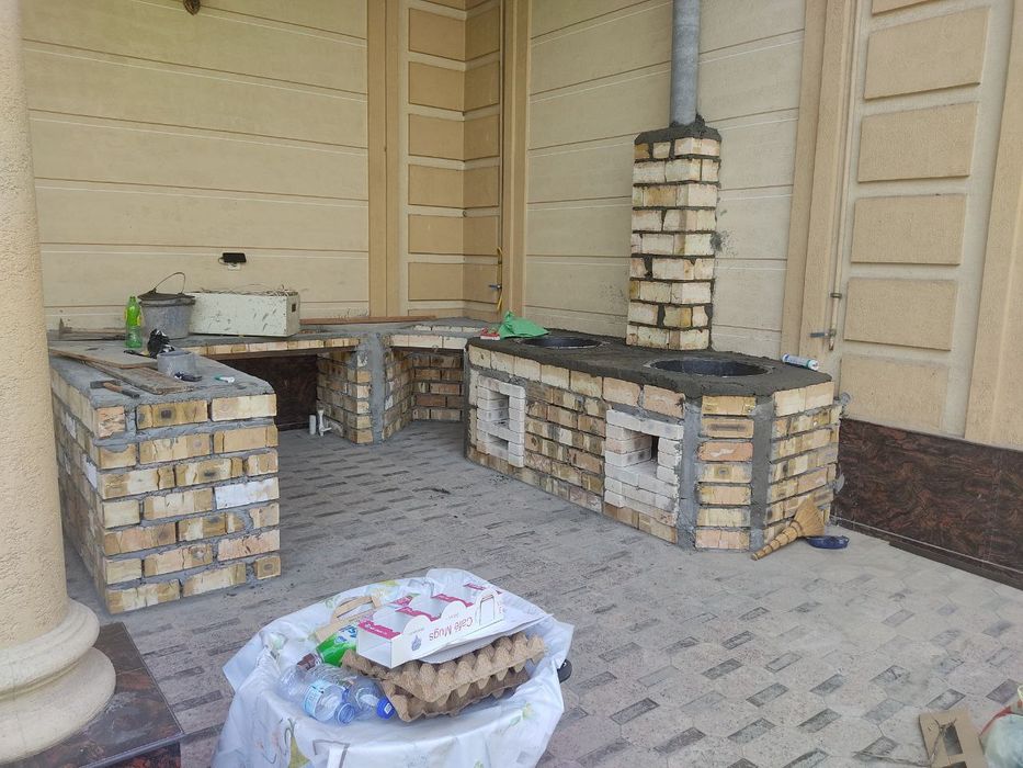 Ёзги ошхона, Летние кухни барбекю