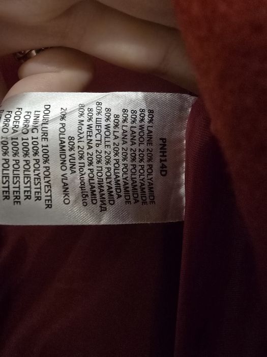 Palton gros 80% lana M