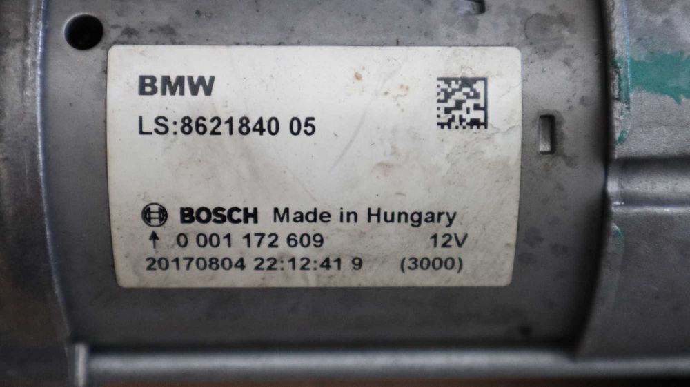 Стартер БМВ Ф и Г серия 4.0 Бензин Б58