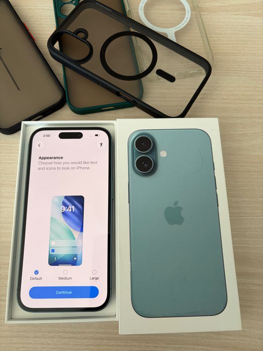 iPhone 16  256GB Teal green