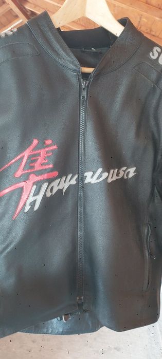 Geaca moto din piele