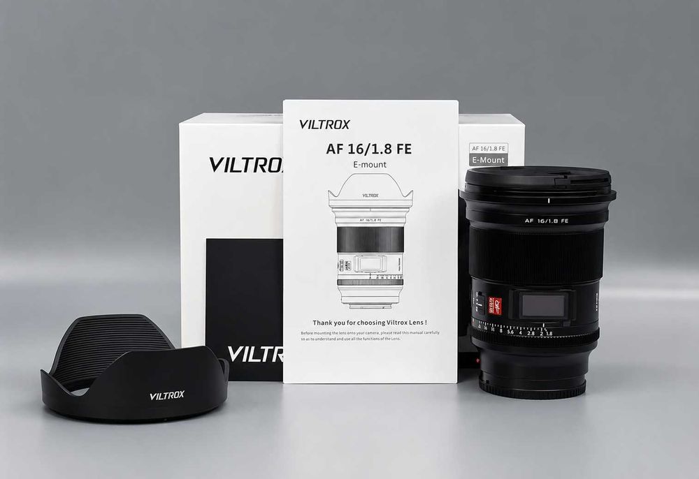 Viltrox AF 16mm f/1.8 FE Sony E [Full Frame] — Полный комплект!