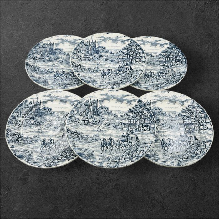 Италиански порцеланови чинии комплект