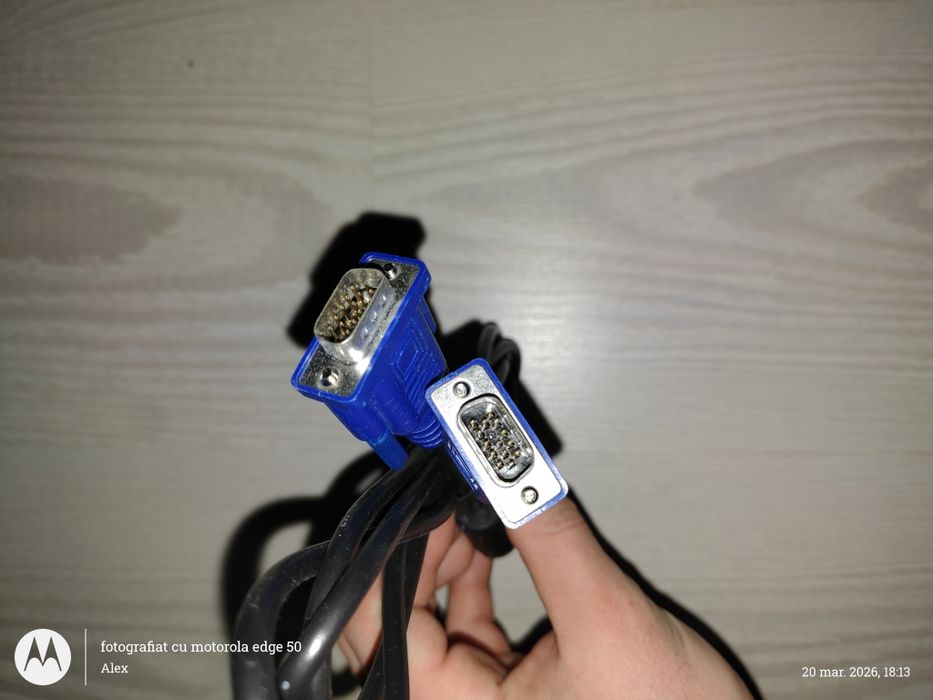 Cablu VGA nou 1m lungime