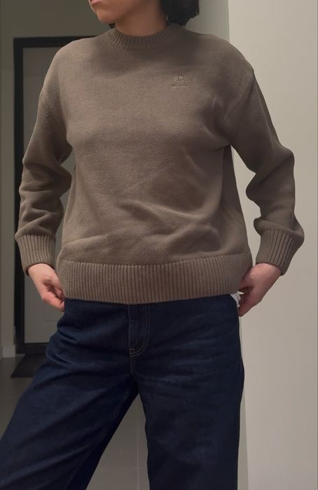 оливковый свитер lime