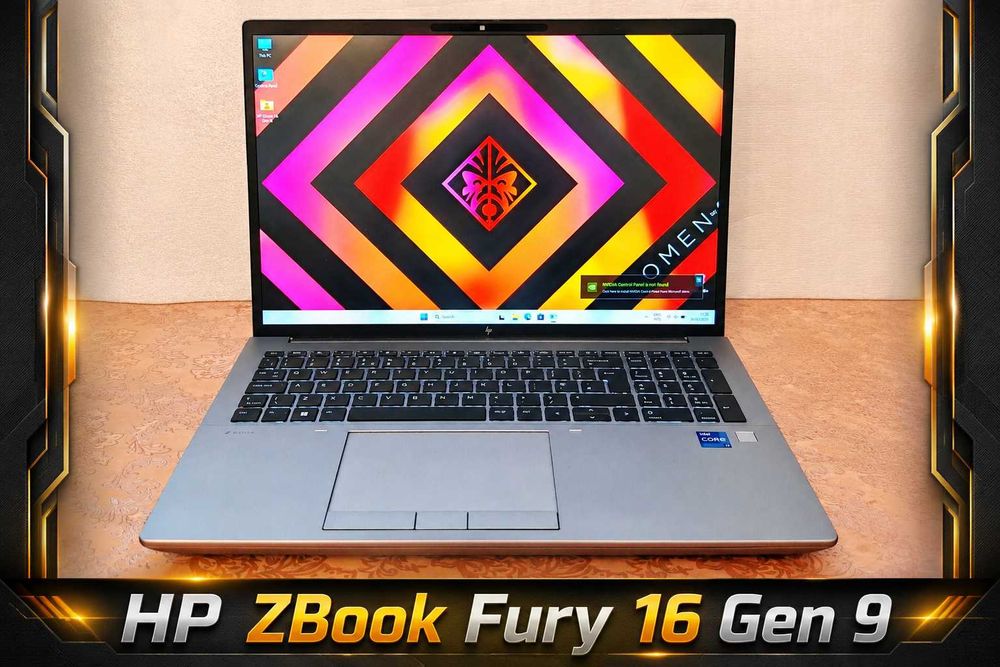 HP ZBook Fury 16 Gen 9/Intel Core i7-12800HX/NVIDIA RTX A1000 4GB/16GB RAM DDR5/512GB SSD NVME/16' IPS FHD+ работна станция WorkStation
