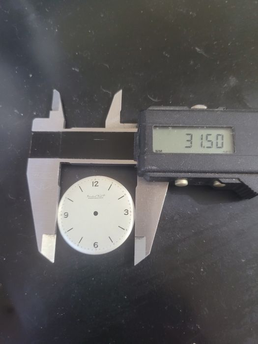 Cadran IWC Schaffhausen alb perlat