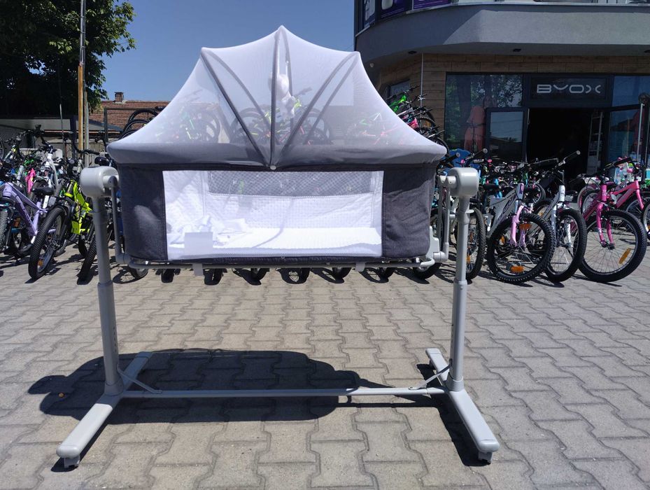 CANGAROO Легло люлка C`est la vie сив графит