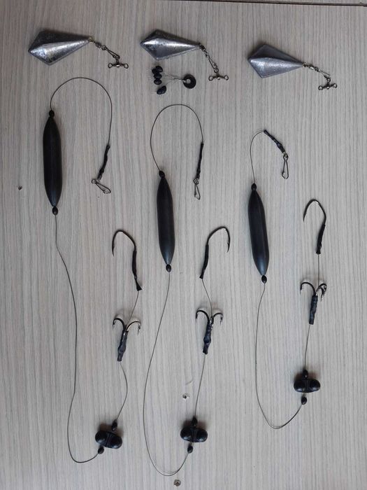 Monturi profesionale pescuit Crap, Somn cu si fara pluta subacvatica.