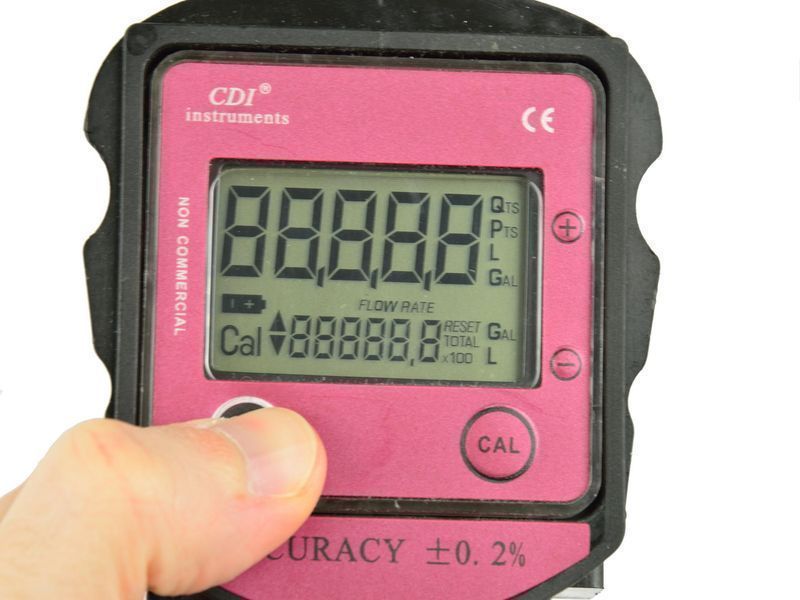 Пистолет за гориво с цифров брояч lcd 1" bsp за помпа за пренос на мас