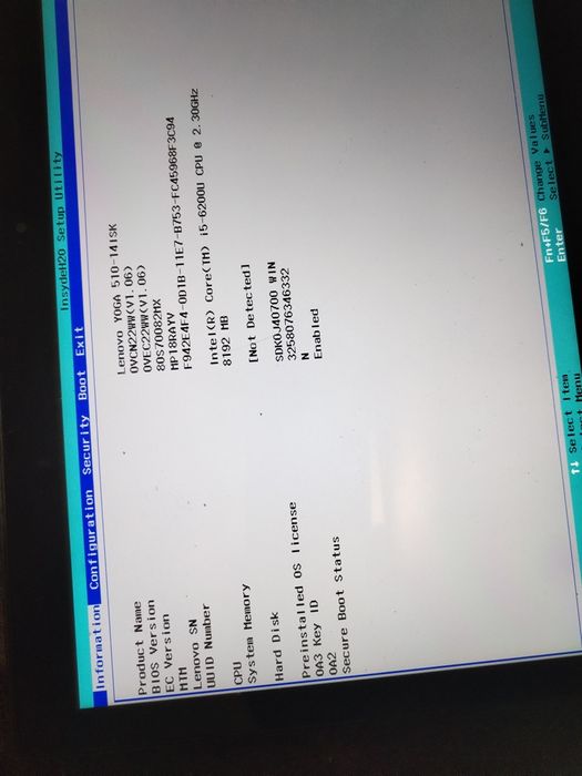 Vand laptop.Lenovo Yoga I5 generatia a6a
