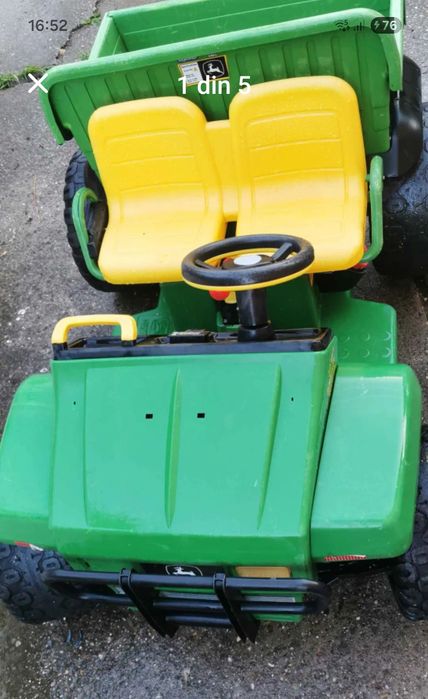Masinuta electrica copii John Deere 3-8 ani