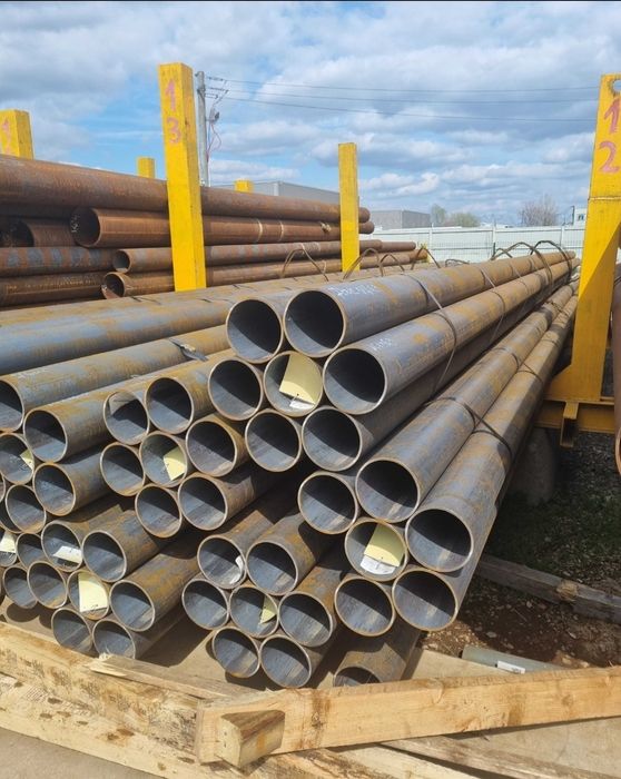 Vand teava metalica trasa și sudata elicoidal, țevi trase la preț bun