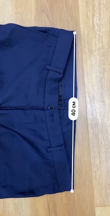 Классические синие брюки