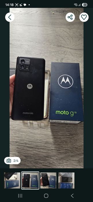 Motorola g72 foarte putin folosit