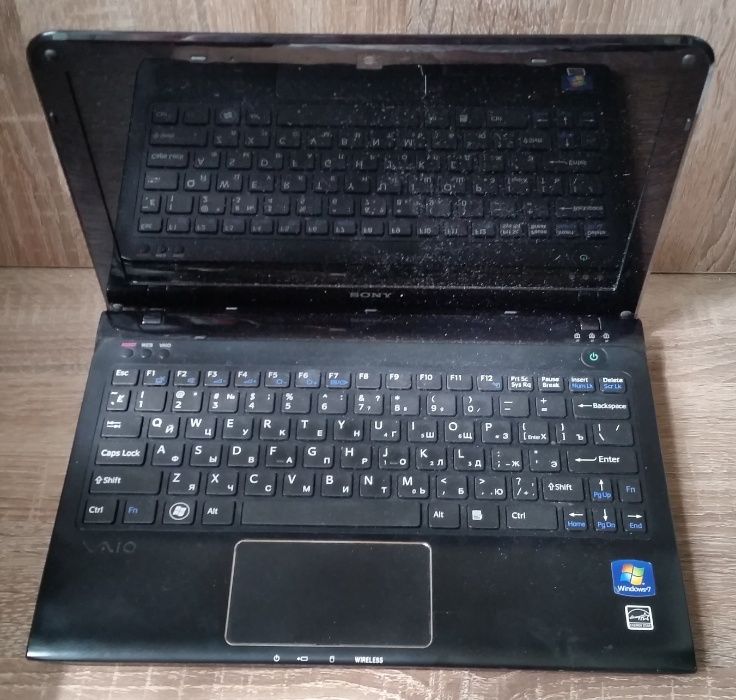 ноутбук Sony с новой мышкой