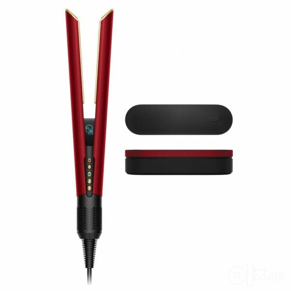 Выпрямитель для волос Dyson Airstrait HT01, Red Velvet / Gold с кейсом