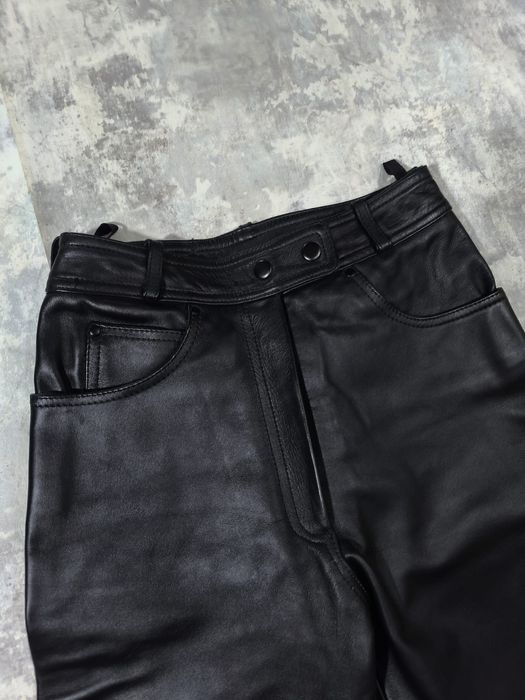 Biker leather pants