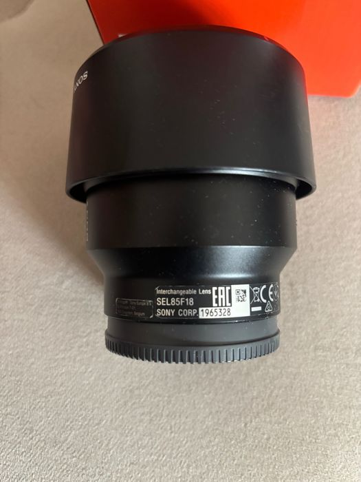 Sony FE объектив к камере
