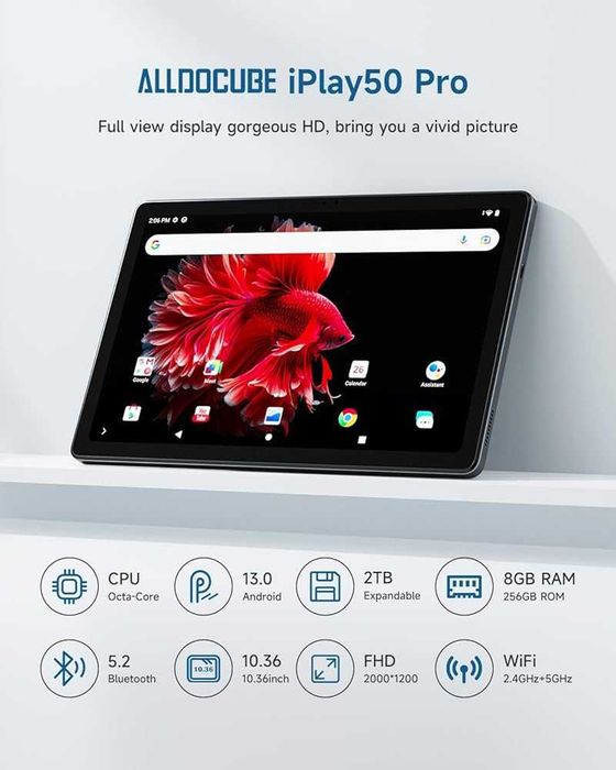 Геймърски Таблет ALLDOCUBE iPlay 50 Pro – 8GB/256GB, 2K Екран, 4G, SIM