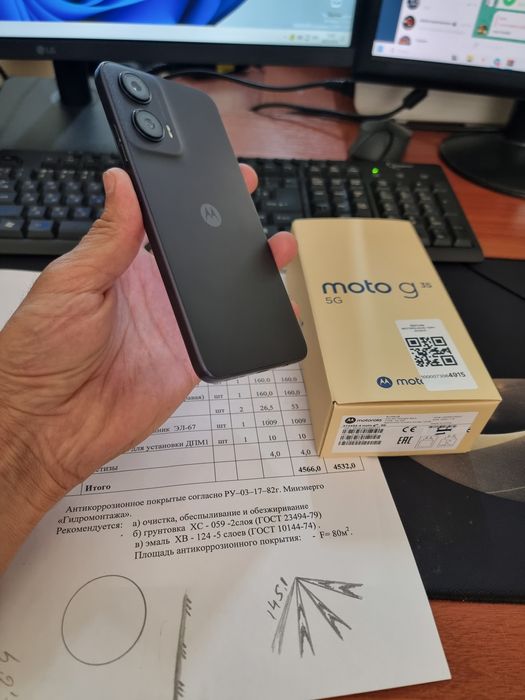 Motorola G35 5G 8+2/256gb ideal iwlawi zur aybi yuq tozza telefon