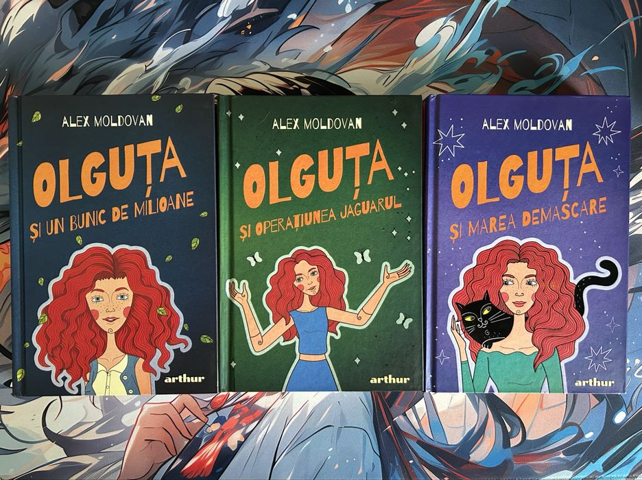 Set 3 carti Olguta de Alex Moldovan, editura Arthur (necitite) + Matilda de Roald Dahl bonus