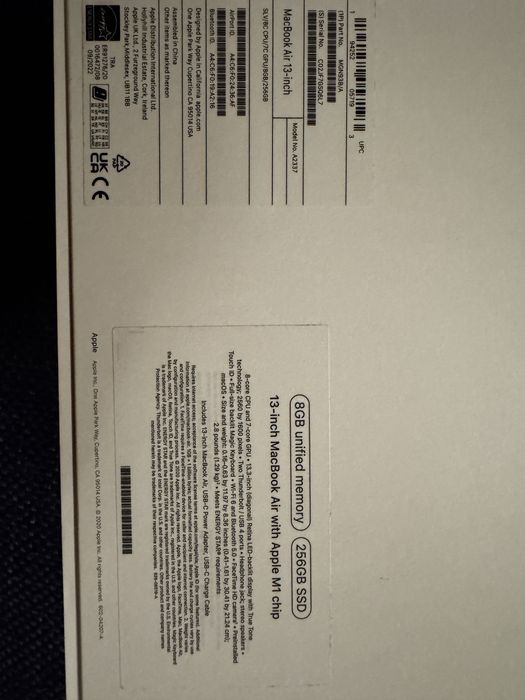 Macbook Air M1 ca nou