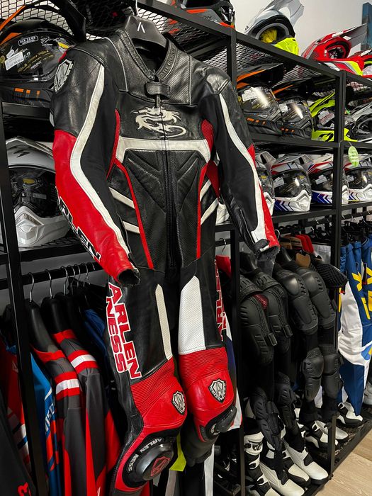 Кожен мото екип ARLEN NESS DRAGON  Vented,размер 50-M,голяма гърбица